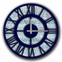 Wallity Reloj Decorativo de MDF Multicolor 50 cm